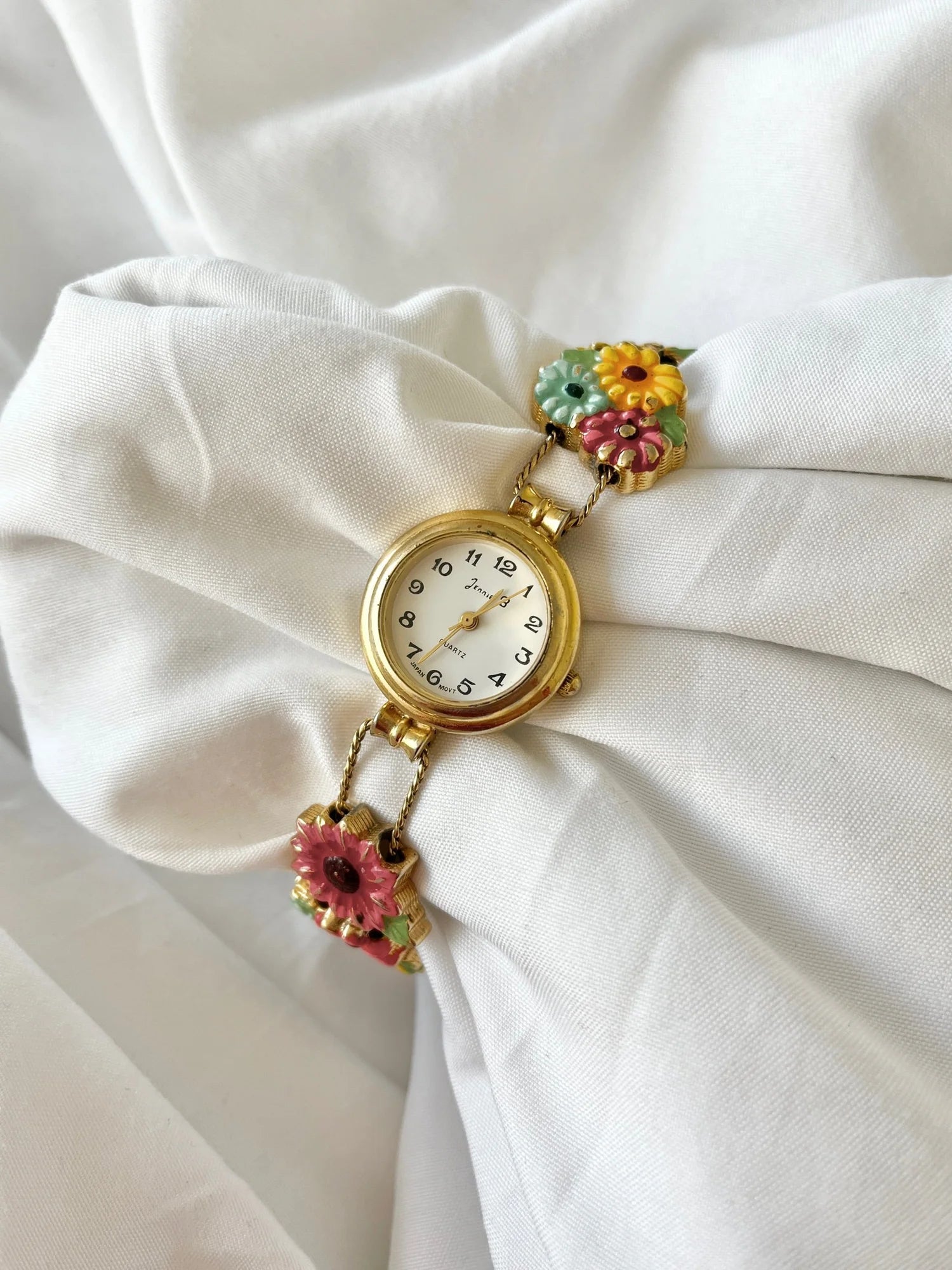 Golden Floral Watch